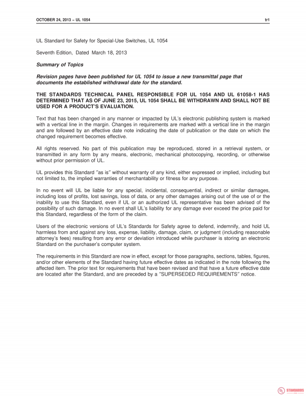 UL 1054 PDF UL 1054 PDF